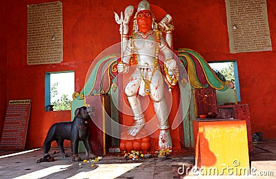 Lord Bhairav Editorial Stock Photo