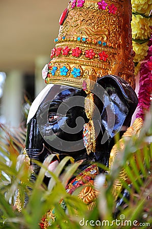 The Lord Ganesh, the god in the Hindu religion Stock Photo