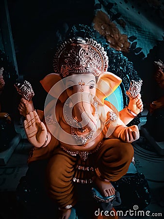 Lord ganesha beautiful image Stock Photo