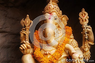 Lord Ganesha Deity Stock Photo