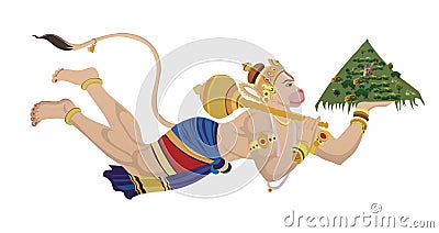 Lord hanuman Stock Photo