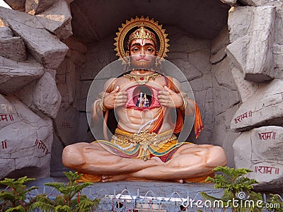 Lord Hanuman Editorial Stock Photo