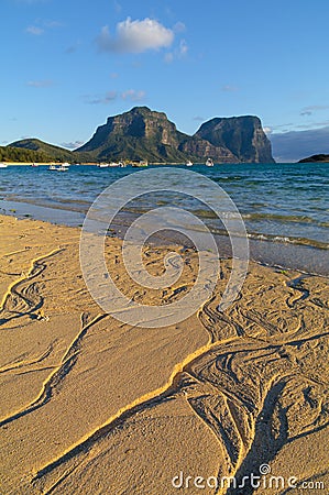 Lord Howe Island Lagoon Stock Photo