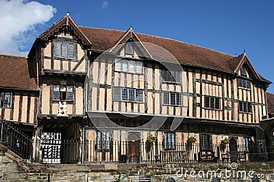 Lord Leycester Hospital Stock Photo