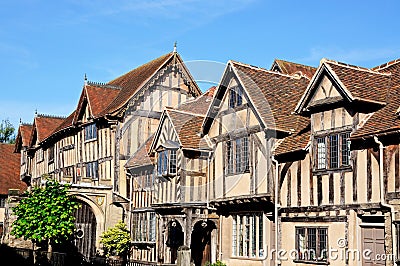 Lord Leycester Hospital, Warwick. Stock Photo