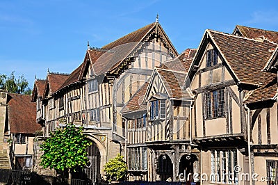 Lord Leycester Hospital, Warwick. Stock Photo