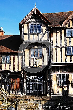 Lord Leycester Hospital, Warwick. Stock Photo