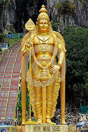 Lord Murugan Statue Editorial Stock Photo