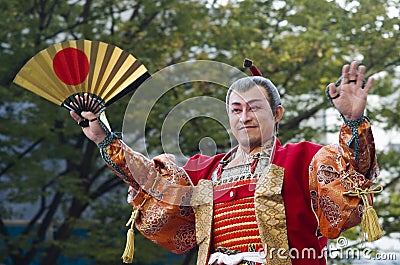 Lord at Nagoya Festival, Japan Editorial Stock Photo