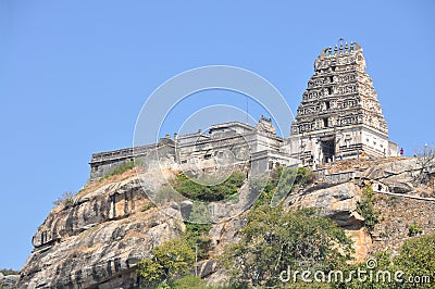 Lord Narasimha Swamy Temple Stock Photo