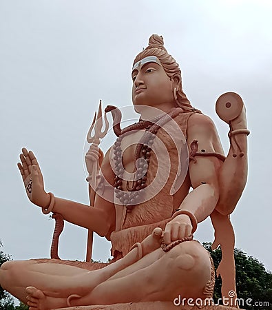 The lord shiv statue Stock Photo