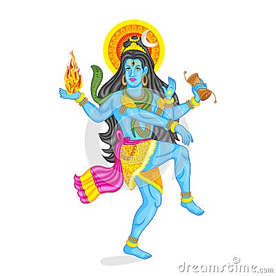 Lord Shiva Vector Illustration