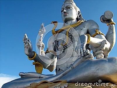 Lord Shiva Idol Stock Photo