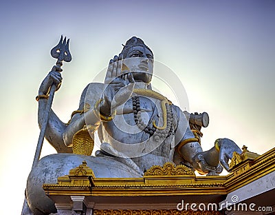 Lord Shiva statue of Murudeshwar Stock Photo