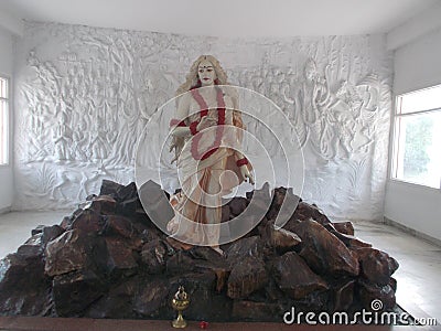 Lord sita samahit place Stock Photo