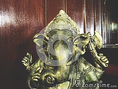 Lord of success,ganesha statue Stock Photo