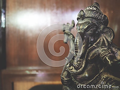 Lord of success,ganesha statue Stock Photo