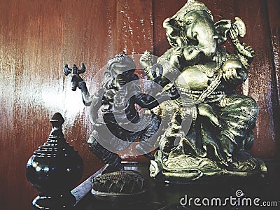 Lord of success,ganesha statue Stock Photo