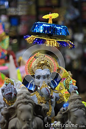 Lord Vinayaka idol Stock Photo