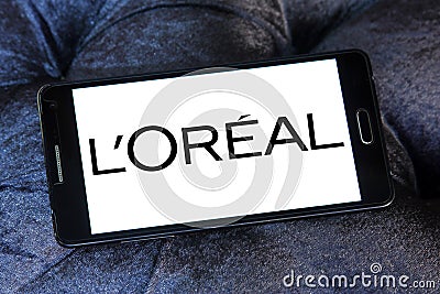 Loreal logo Editorial Stock Photo