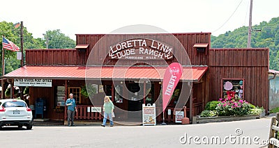 Loretta Lynn Dude Ranch General Store, Hurricane Mills Tennessee Editorial Stock Photo