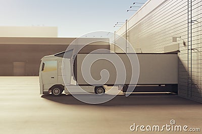 Lorry concept Stock Photo
