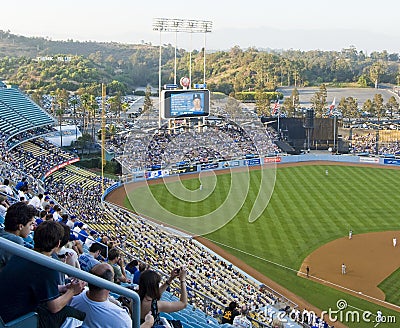 Los Angeles Baseball stadium Editorial Stock Photo