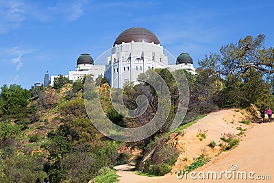 Los Angeles, CA. The Griffith Observatory. Editorial Stock Photo