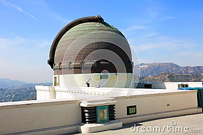 Los Angeles, CA. The Griffith Observatory. Stock Photo