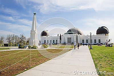 Los Angeles, CA. The Griffith Observatory. Editorial Stock Photo