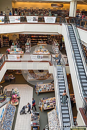 Barnes and Noble in Los Angeles Editorial Stock Photo