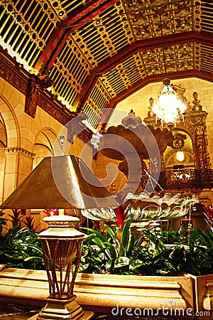 Photo of Rendezvous Court in Millennium biltmore Hotels Editorial Stock Photo