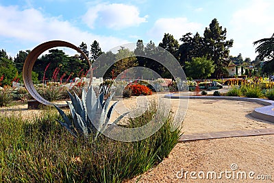 Los Angeles, California: William Mulholland Memorial located at Riverside Dr and Los Feliz Blvd, Los Angeles Editorial Stock Photo