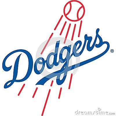 Los angeles dodgers sports logo Editorial Stock Photo