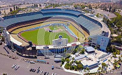 Los Angeles Dodgers Stadium Editorial Stock Photo