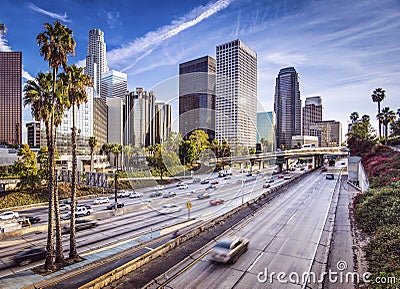 Los Angeles Downtown Stock Photo