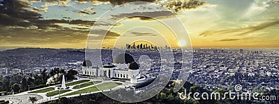 Los Angeles Griffith Observatory Stock Photo