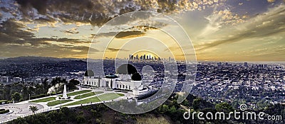 Los Angeles Griffith Observatory Editorial Stock Photo