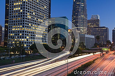 Los Angeles highway Stock Photo