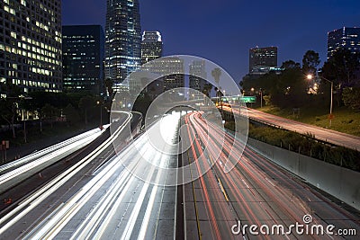 Los Angeles highway Stock Photo