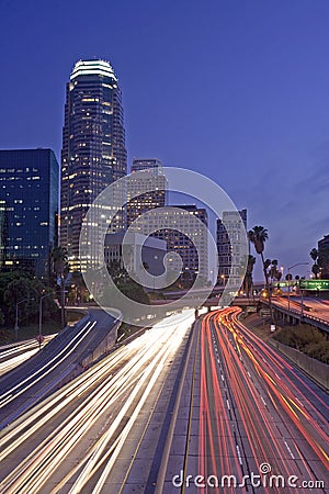 Los Angeles highway Stock Photo