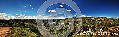 Los Angeles from Hollywood Hill Stock Photo