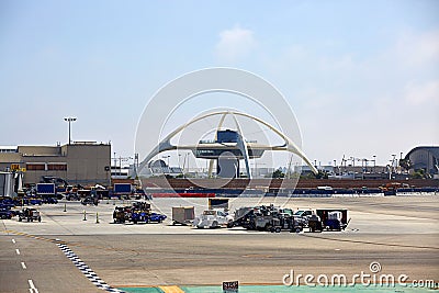 Los Angeles airport control tower Editorial Stock Photo