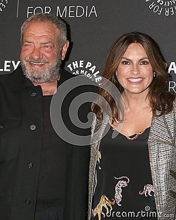 Creating Great Characters: Dick Wolf And Mariska Hargitay Editorial Stock Photo