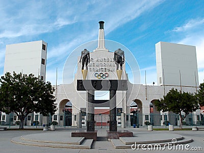 Los Angeles Memorial Coliseum Editorial Stock Photo