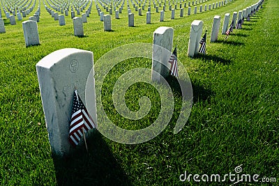 Los Angeles National Cemetery Stock Photo