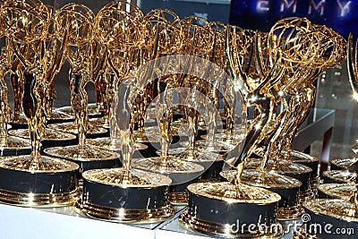 69th Primetime Emmy Awards - Press Room Editorial Stock Photo