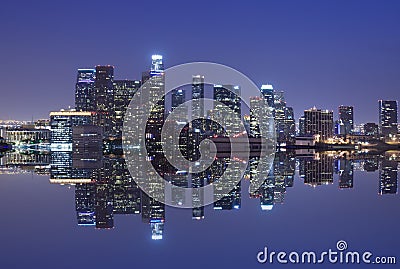 Los Angeles skyline Stock Photo