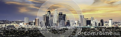 Los Angeles skyline Stock Photo