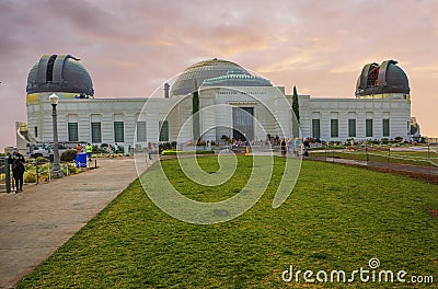 Los Angeles, USA, Griffith Observatory. Editorial Stock Photo